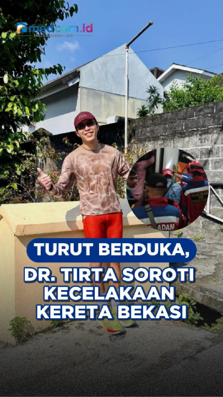 Turut Berduka, dr. Tirta Soroti Kecelakaan Kereta Bekasi