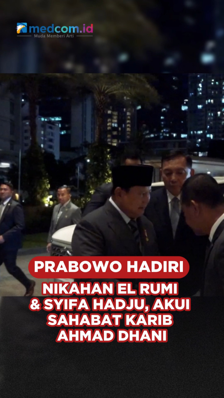 Prabowo Hadiri Nikahan El Rumi & Syifa Hadju, Akui Sahabat Karib Dhani