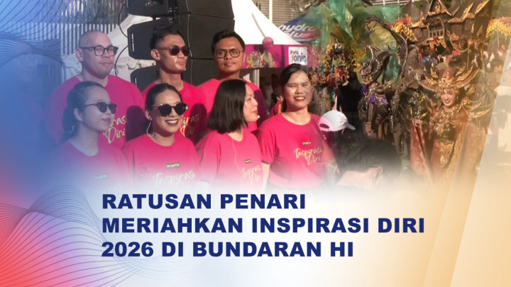 Inspirasi Diri 2026, Ratusan Penari Padati Bundaran HI