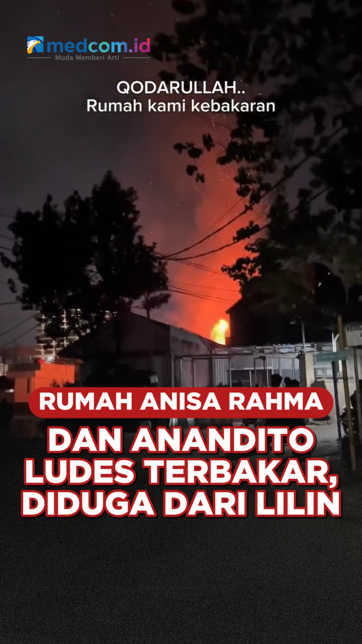 Rumah Anisa Rahma dan Anandito Ludes Terbakar, Diduga dari Lilin
