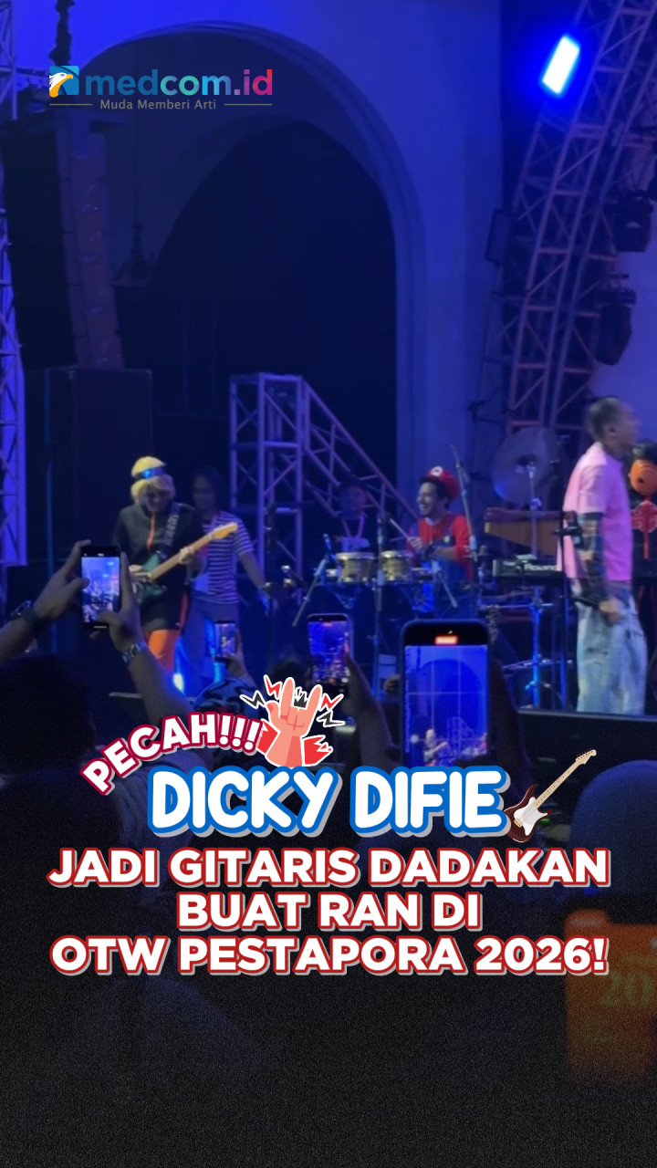 Dicky Difie Jadi Gitaris Dadakan Bareng RAN di OTW Pestapora 2026!