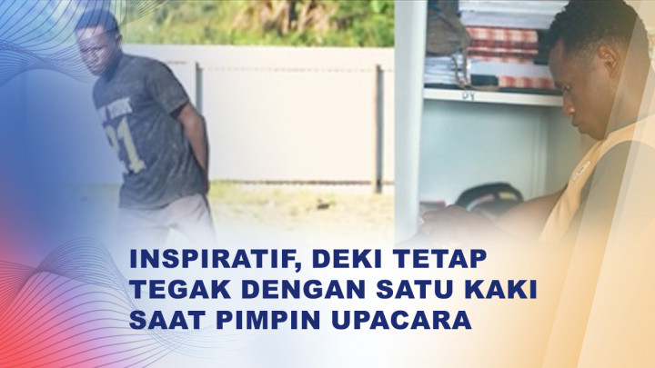 Kisah Deki, Siswa Disabilitas di Papua yang Gagah Pimpin Upacara