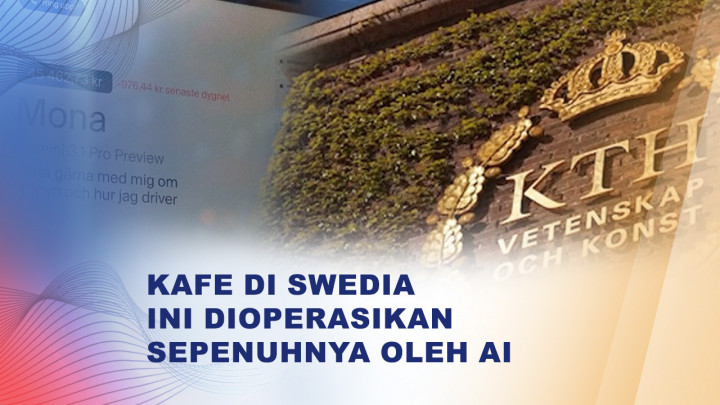 Unik, Kafe di Stockholm Gunakan AI sebagai Bos