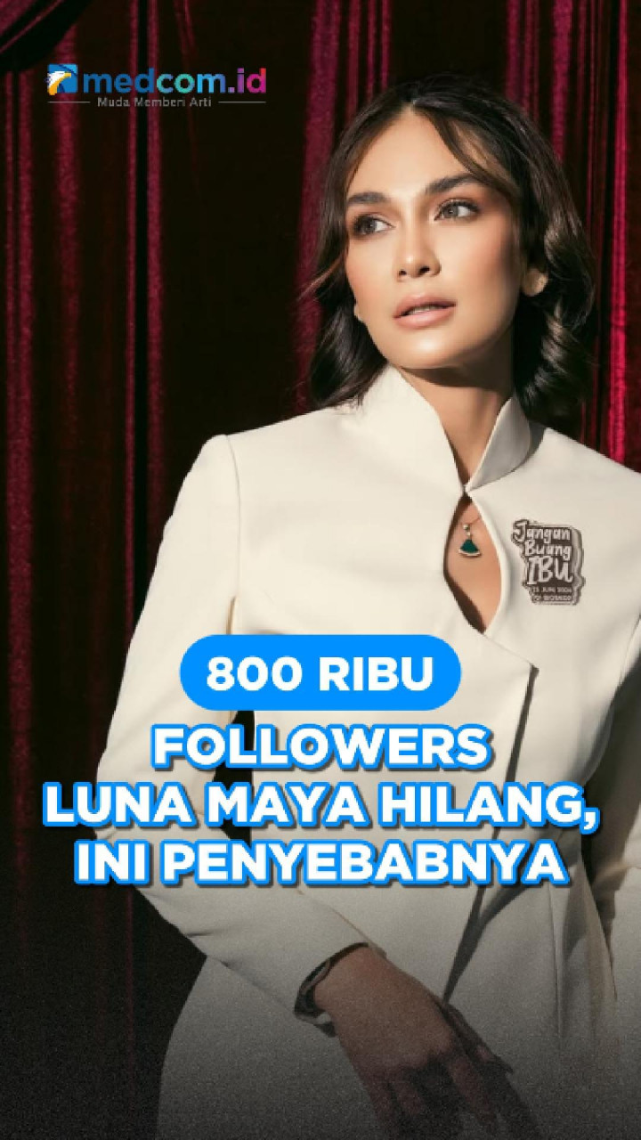 800 Ribu Followers Luna Maya Hilang, Ini Penyebabnya