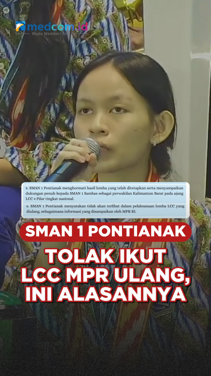 SMAN 1 Pontianak Tolak Ikut LCC MPR Ulang, Ini Alasannya