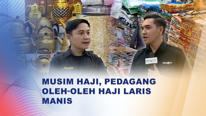 Toko Oleh-Oleh Haji di Tanah Abang Ramai Diserbu Pembeli