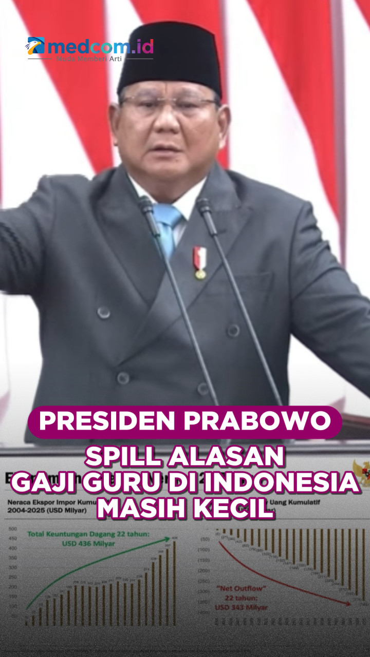 Presiden Prabowo Spill Alasan Gaji Guru di Indonesia Masih Kecil