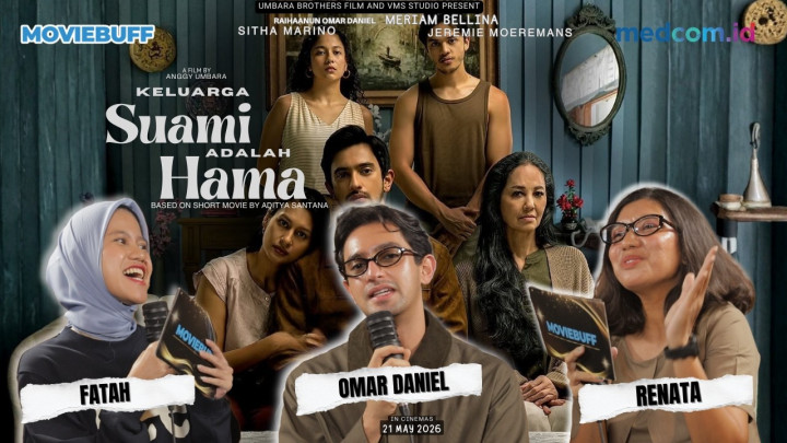 Omar Daniel Belajar Ngerokok Dua Bulan, Nervous Akting Bareng Raihaanun