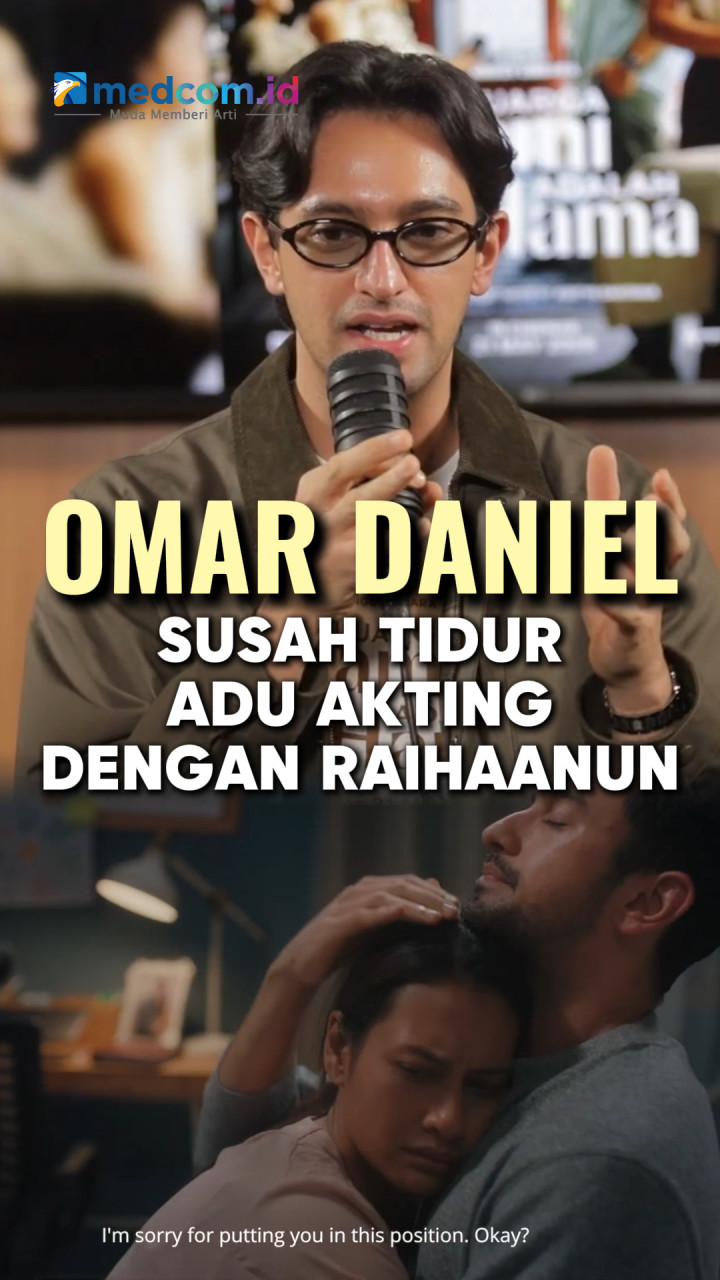 Omar Daniel Ngaku Susah Tidur Gara-gara Adu Akting dengan Raihaanun