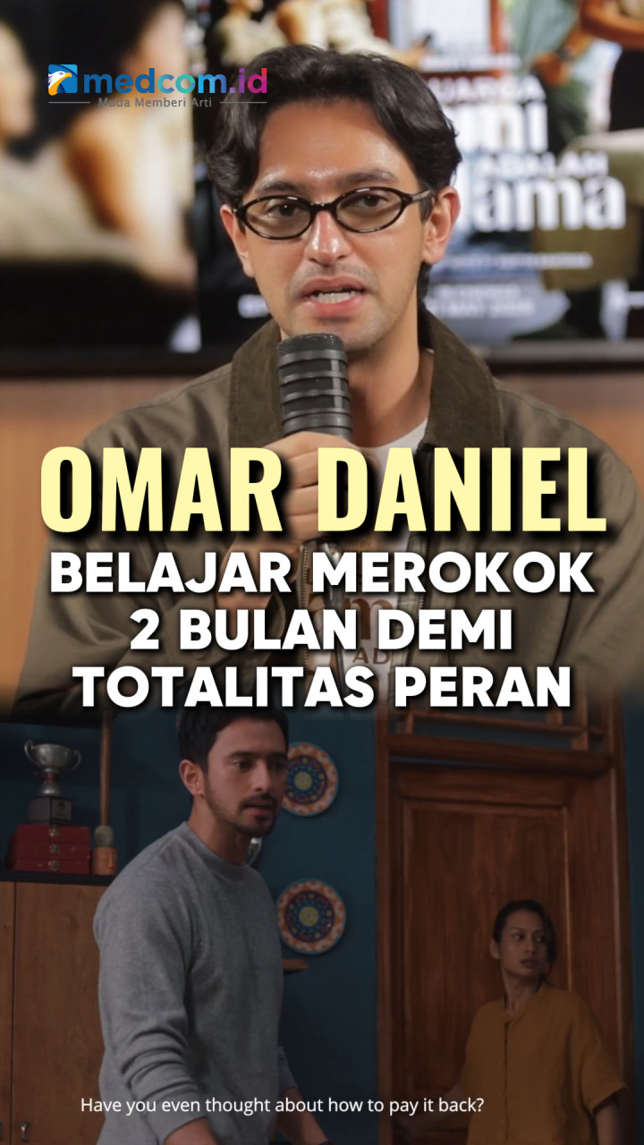 Demi Totalitas Peran, Omar Daniel Rela Belajar Merokok Selama 2 Bulan