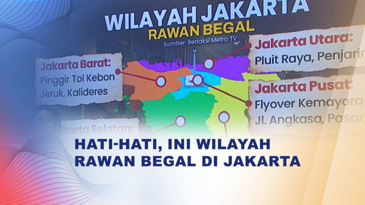 Polda Metro Jaya Bentuk Tim Pemburu Begal, Ini Titik Rawan di Jakarta