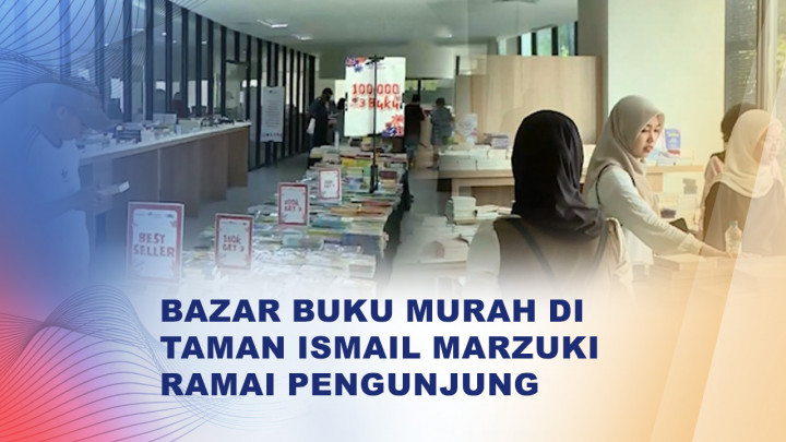Pecinta Buku Serbu Bazar Literasi di Taman Ismail Marzuki