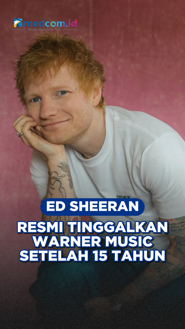 Ed Sheeran Resmi Tinggalkan Warner Music Setelah 15 Tahun