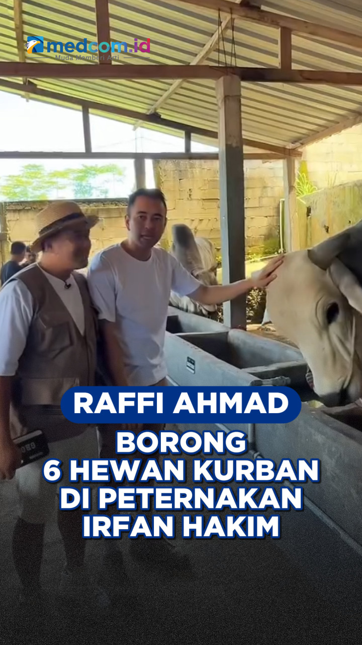 Jelang Iduladha, Raffi Ahmad Borong 6 Hewan Kurban di Peternakan Irfan Hakim