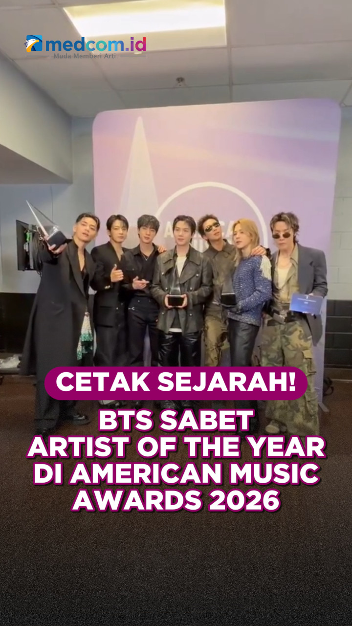 Cetak Sejarah! BTS Sabet Artist of the Year di American Music Awards 2026