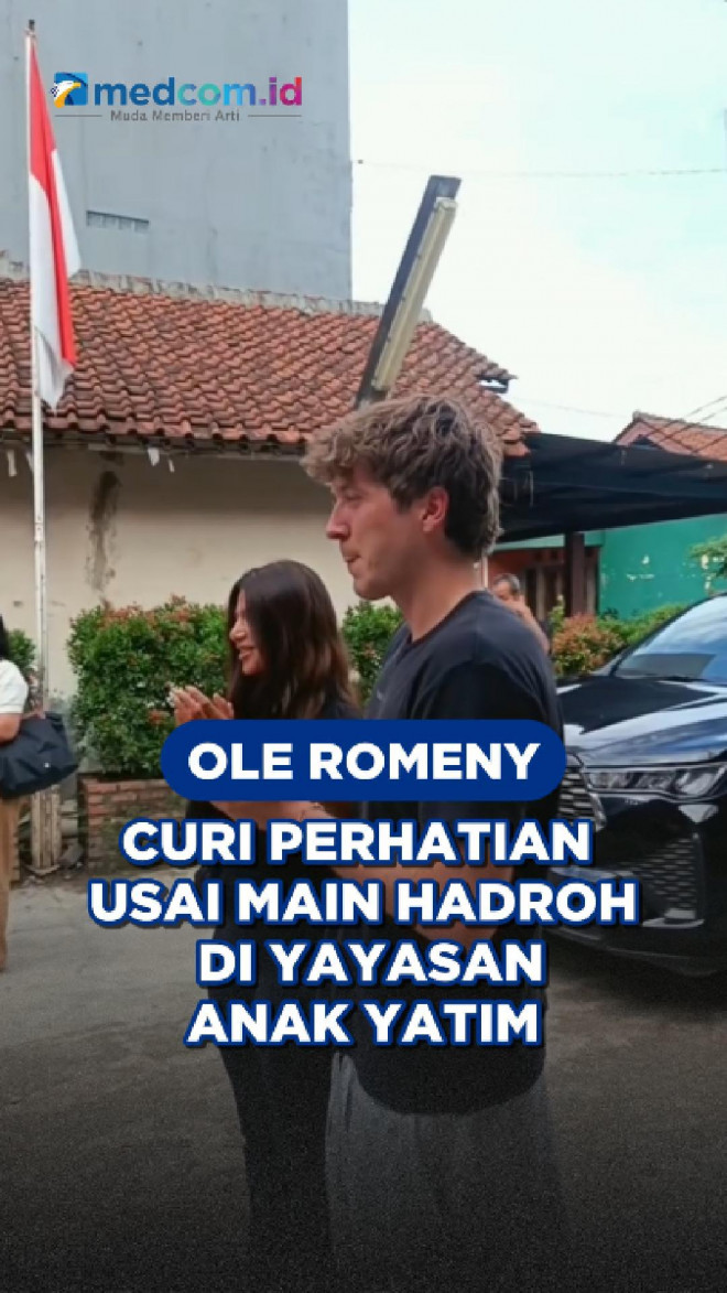 Ole Romeny Curi Perhatian usai Main Hadroh di Yayasan Anak Yatim