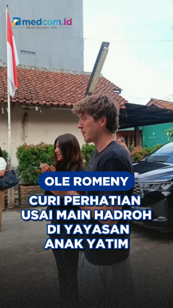 Ole Romeny Curi Perhatian usai Main Hadroh di Yayasan Anak Yatim