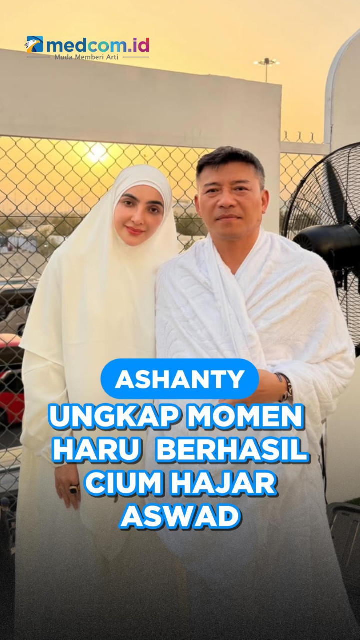Ashanty Ungkap Momen Haru Saat Berhasil Cium Hajar Aswad