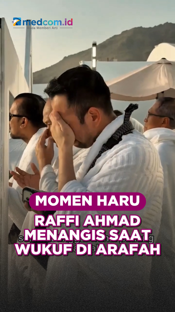 Momen Haru Raffi Ahmad Menangis Saat Jalani Wukuf di Arafah