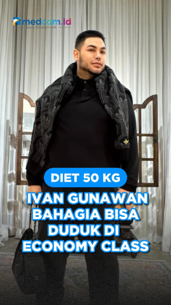 Diet 50 Kg, Ivan Gunawan Bahagia Bisa Duduk di Economy Class