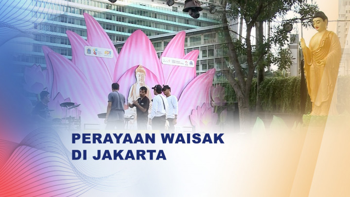 Bundaran HI Bersolek Sambut Perayaan Waisak 2570 BE