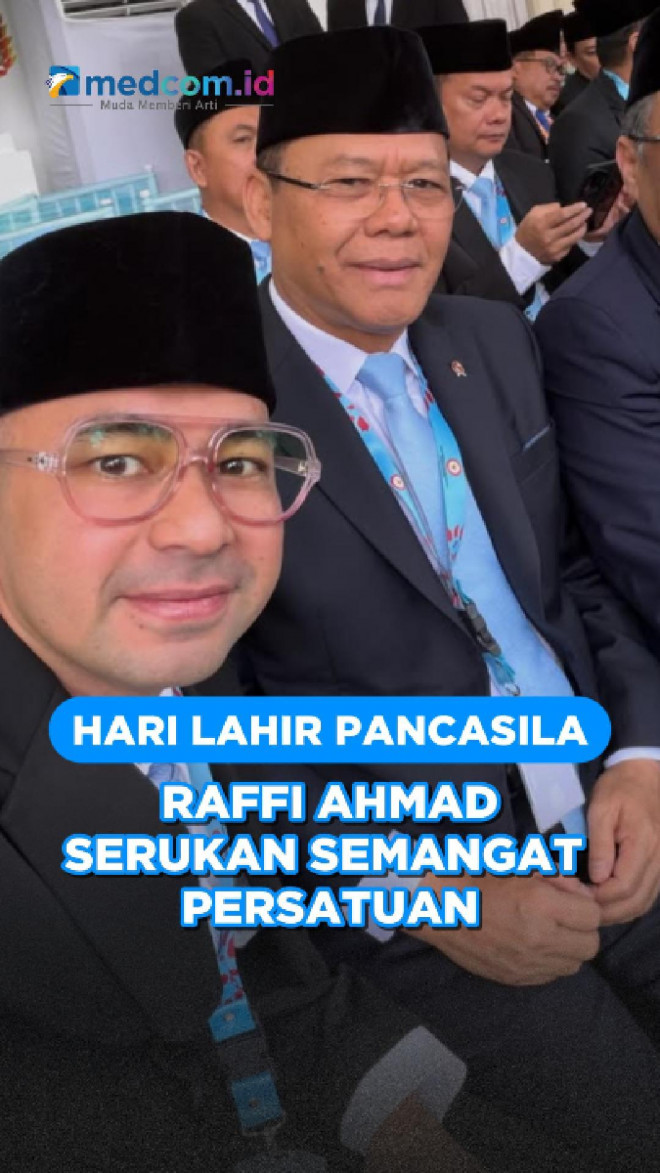Hari Lahir Pancasila, Raffi Ahmad Serukan Semangat Persatuan