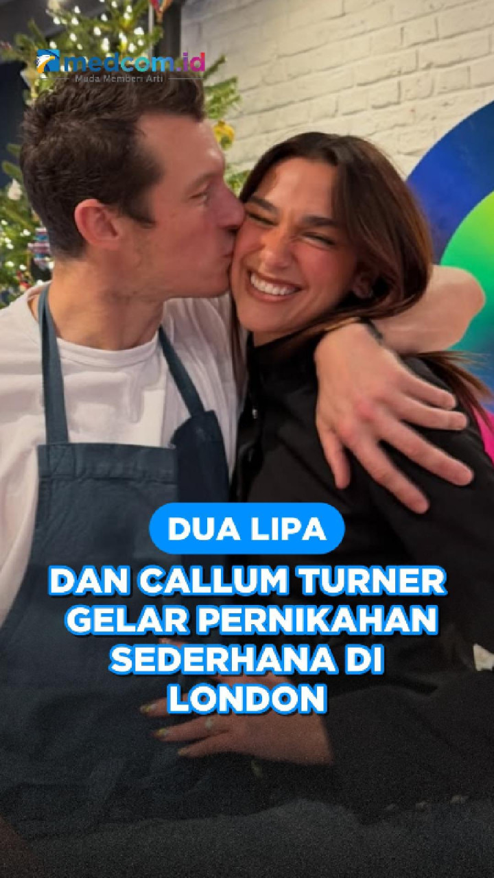 Dua Lipa dan Callum Turner Gelar Pernikahan Sederhana di London