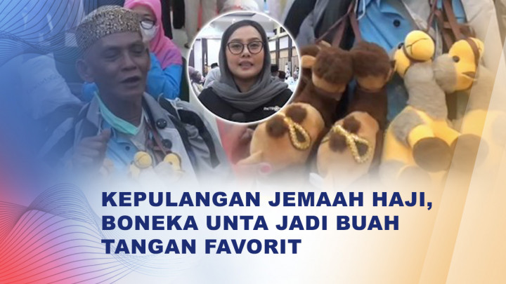 Pulang Haji, Jemaah Asal Soppeng Bawa Sembilan Boneka Unta untuk Cucu
