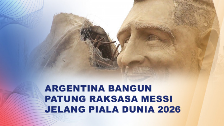 Argentina Bangun Patung Lionel Messi Setinggi 26 Meter