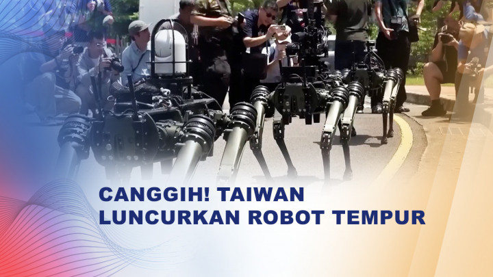 Taiwan Perkenalkan Anjing Robot untuk Perkuat Pertahanan