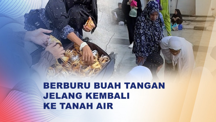 Jelang Kepulangan, Jemaah Haji Indonesia Berburu Oleh-Oleh di Makkah