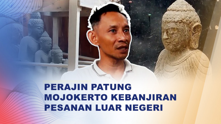 Rupiah Melemah, Perajin Patung Mojokerto Justru Raup Untung dari Ekspor