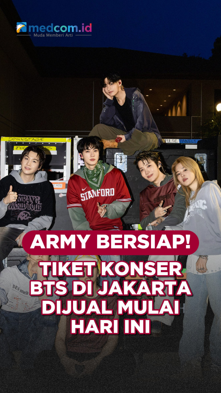 ARMY Bersiap! Tiket Konser BTS di Jakarta Dijual Mulai Hari Ini