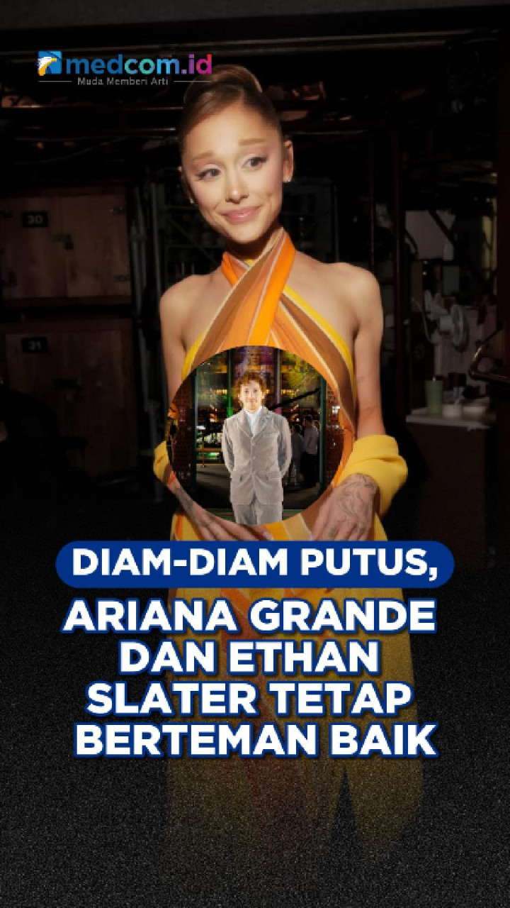 Diam-Diam Putus, Ariana Grande dan Ethan Slater Tetap Berteman Baik