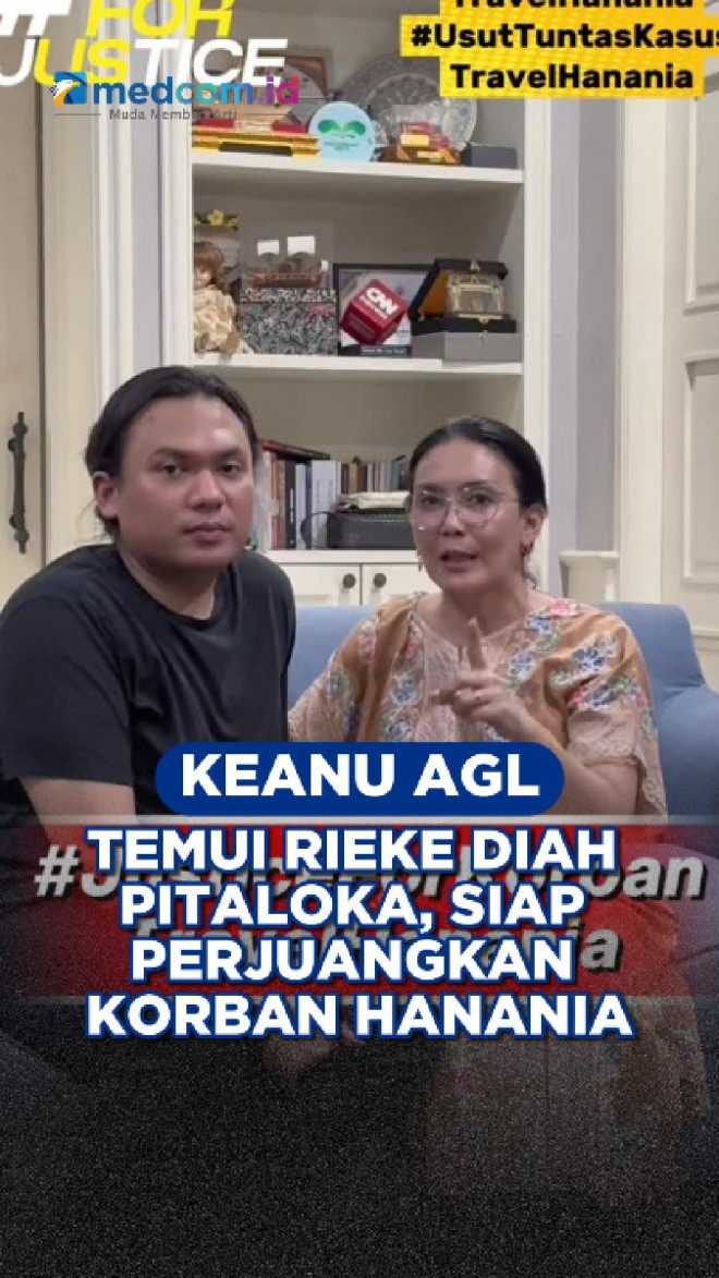 Keanu Agl Temui Rieke Diah Pitaloka, Siap Perjuangkan Korban Hanania