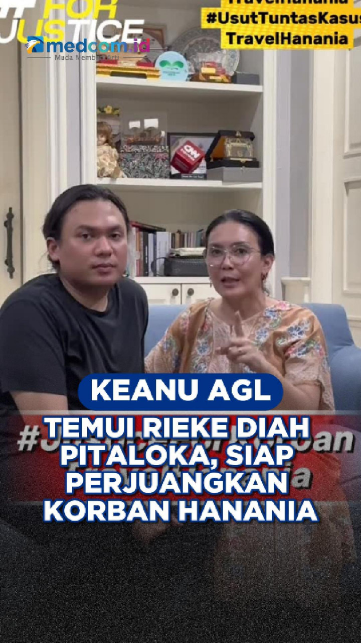 Keanu Agl Temui Rieke Diah Pitaloka, Siap Perjuangkan Korban Hanania