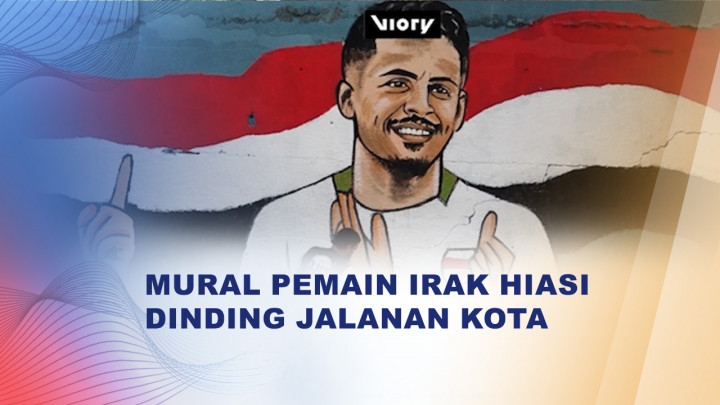 Euforia Pesta Bola 2026, Seniman Irak Abadikan Pahlawan Lapangan Hijau dalam Mural