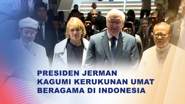 Presiden Jerman Apresiasi Tinggi Toleransi Beragama di Indonesia