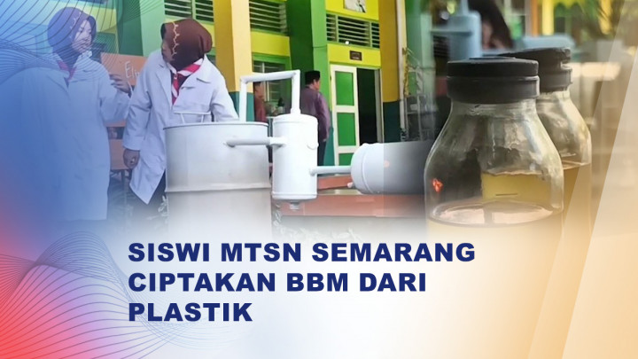 Inovasi Siswa Madrasah di Semarang Sulap Limbah Plastik Jadi Energi Alternatif