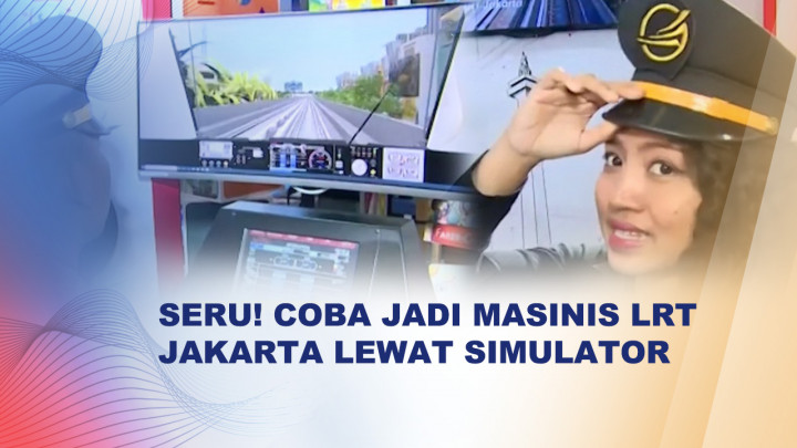 Menjajal Sensasi Jadi Masinis LRT Jakarta Lewat Simulator di Jakarta Fair