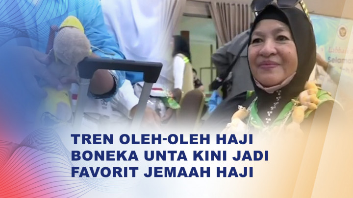 Koper Penuh, Jemaah Haji Asal Malang Bawa Boneka Unta dengan Cara Unik