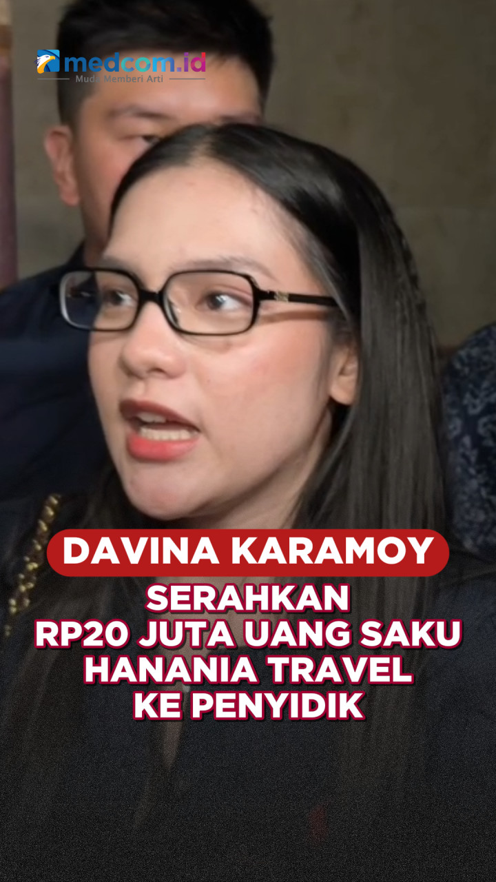 Davina Karamoy Serahkan Rp20 Juta Uang Saku Hanania Travel ke Penyidik