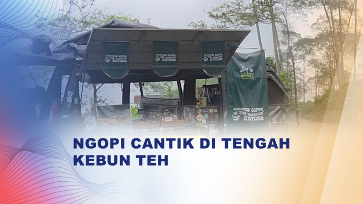 Kedai Kopi Unik di Wonosobo, Nikmati Secangkir Kopi dengan Panorama Kebun Teh