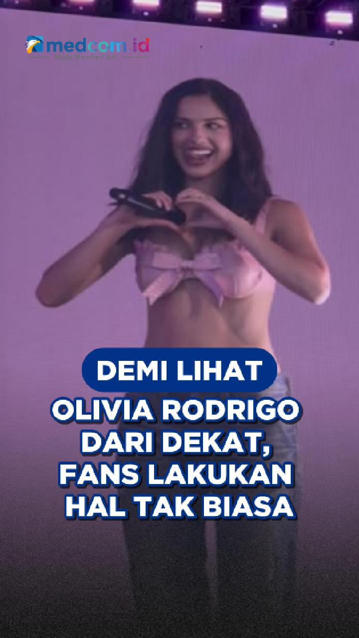 Demi Lihat Olivia Rodrigo dari Dekat, Fans Lakukan Hal Tak Biasa