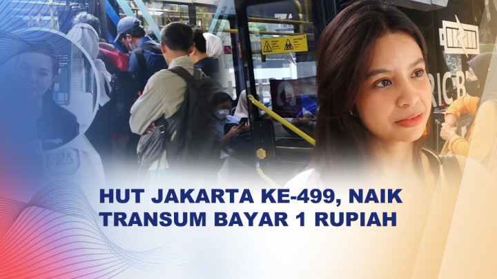 Kado untuk Warga, Naik Transum di Jakarta Bertarif 1 Rupiah