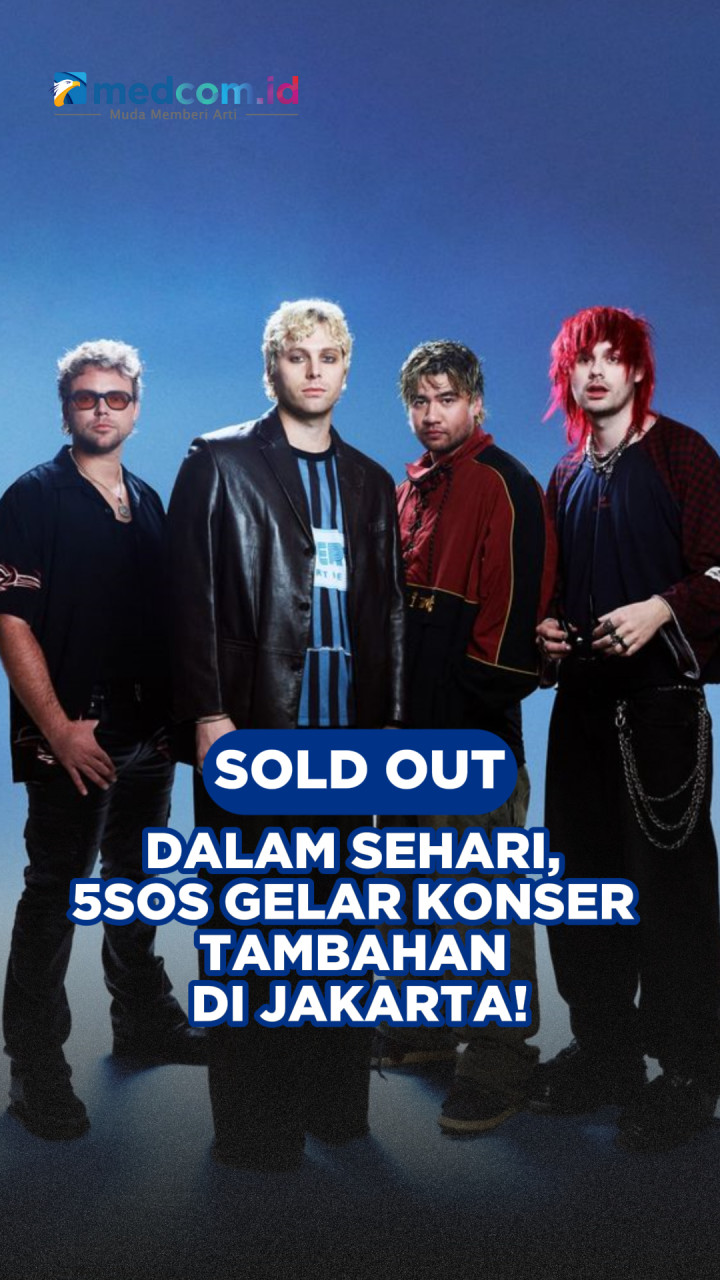 Sold Out dalam Sehari, 5SOS Gelar Konser Tambahan di Jakarta!