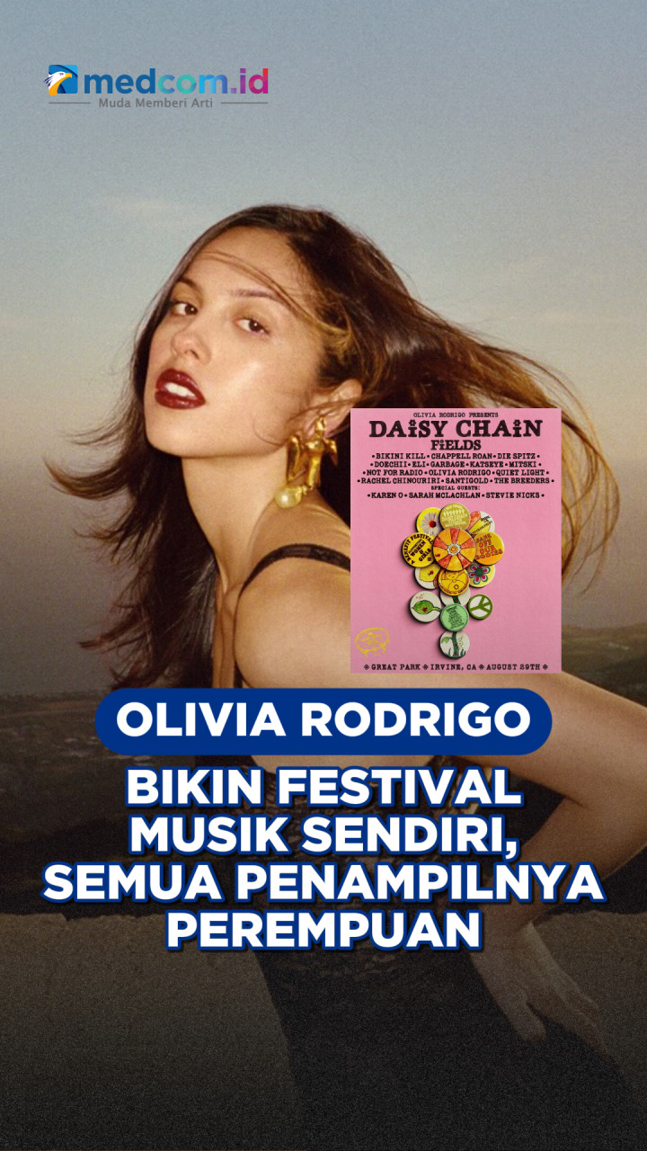 Olivia Rodrigo Gelar Festival Musik Perdana, Seluruh Line-Up Diisi Perempuan