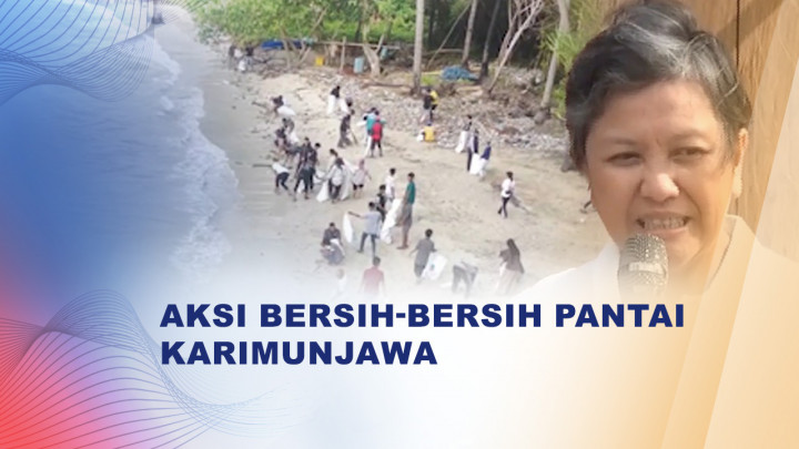 Lestari Moerdijat Ajak Warga Jaga Kebersihan Karimunjawa Lewat Aksi Bersih Pantai