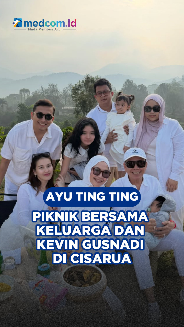 Ayu Ting Ting Piknik Bersama Keluarga dan Kevin Gusnadi di Cisarua