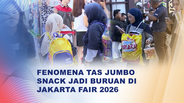 Belanja di Jakarta Fair Belum Lengkap Tanpa Tas Jumbo Snack, Ini Alasannya
